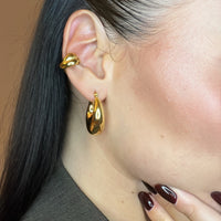 EarCuff liscio small Gold