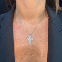 Collana croce strass 💠