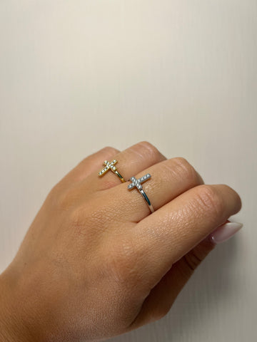 Anello croce Regolabile ✝️