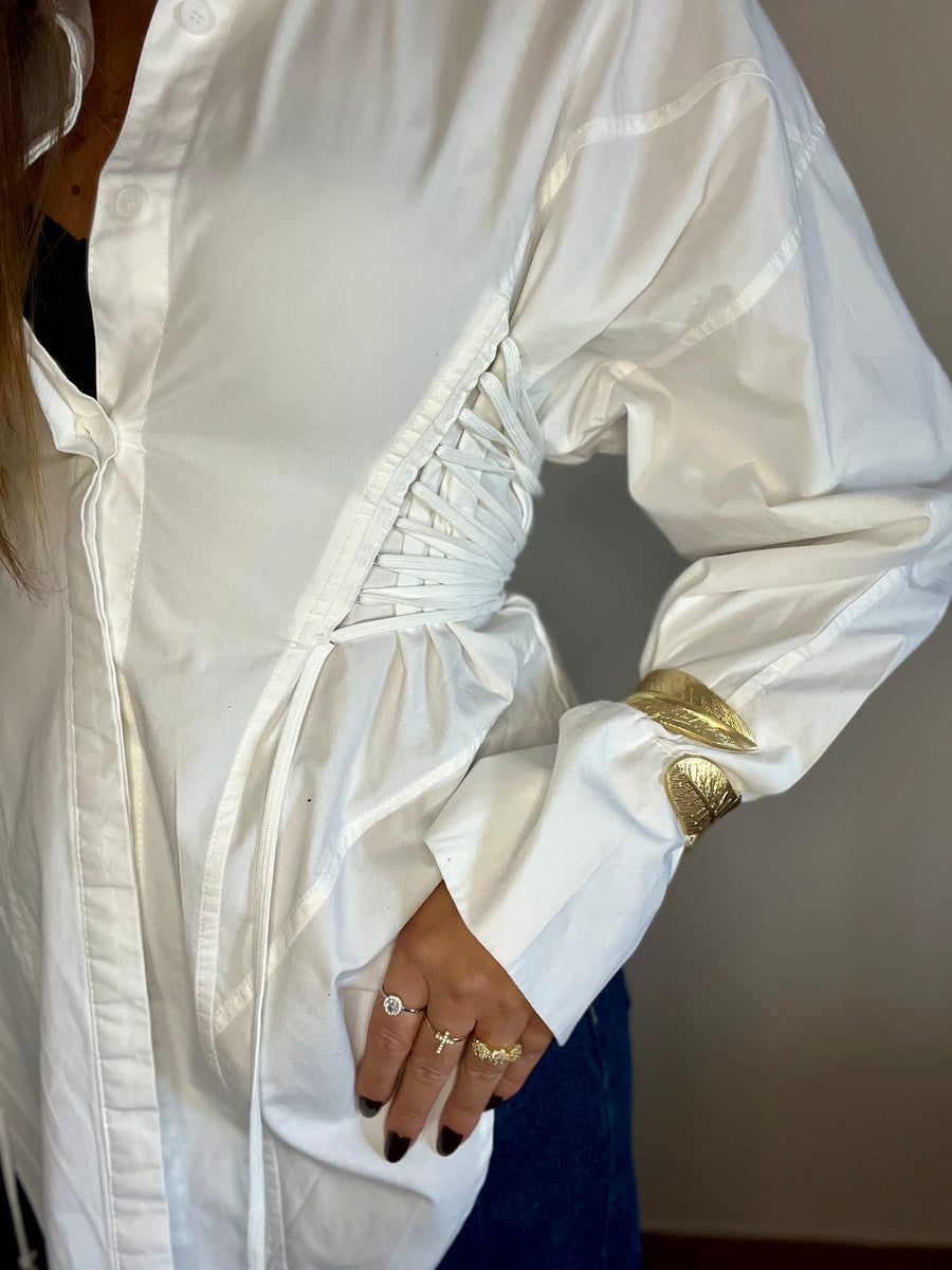 Bracciale Rigido Foglia