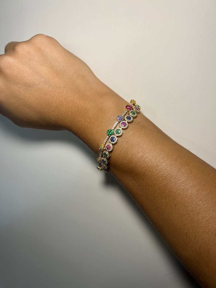 Bracciale Tennis Multicolor🌈