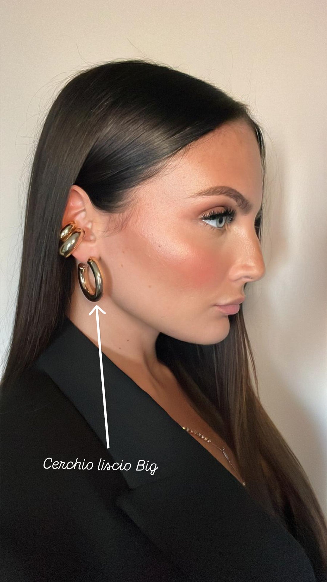 Orecchini Cerchio liscio Big