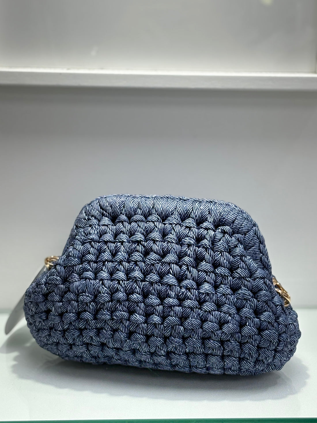 Borsa soft Knit denim💙