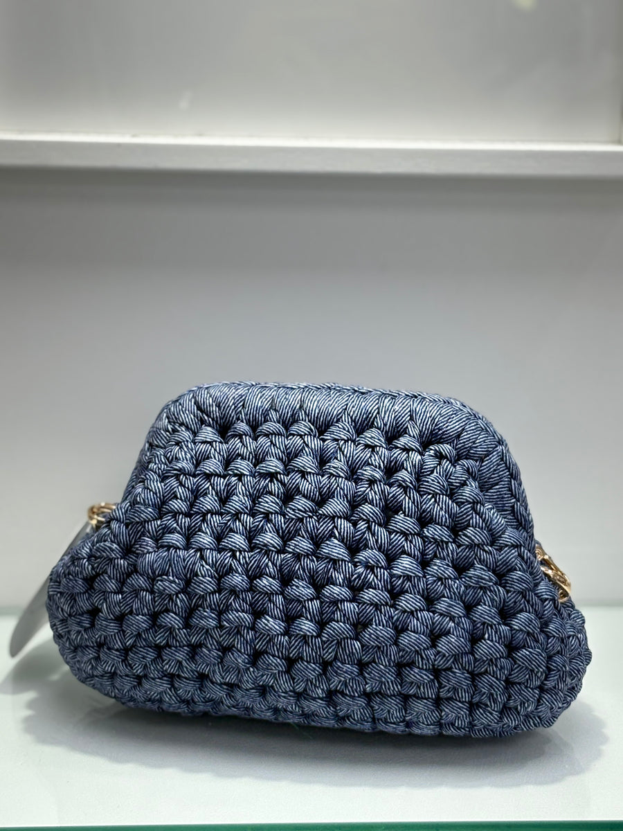 Borsa soft Knit denim💙