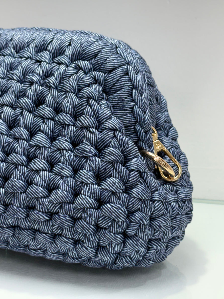 Borsa soft Knit denim💙