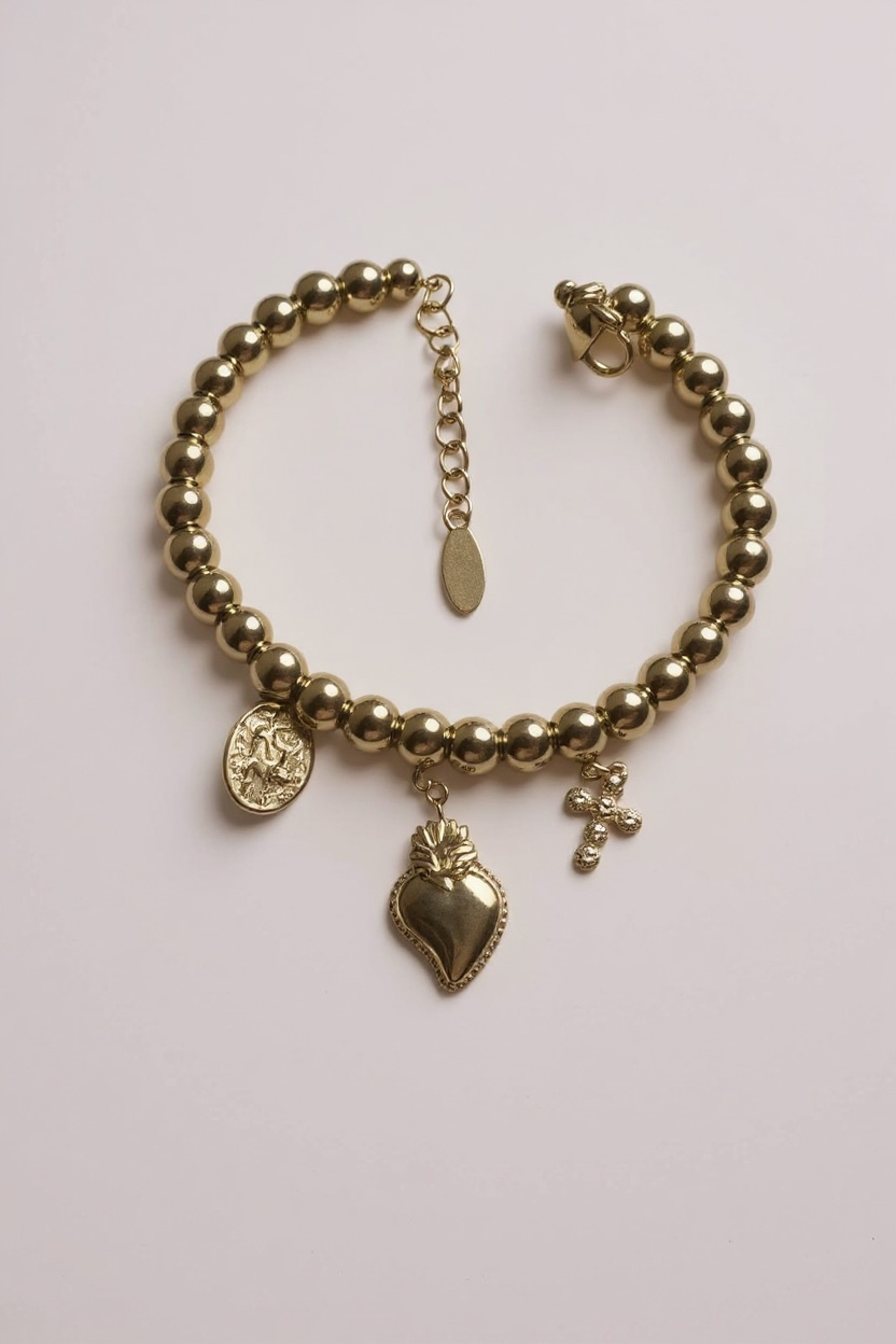 Bracciale Rigido Cuore Sacro