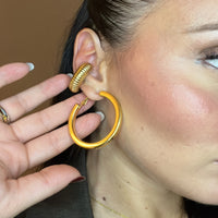 EarCuff stringhe Big Gold