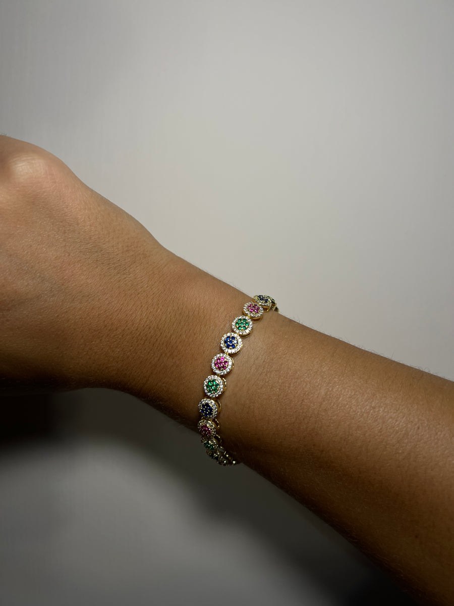Bracciale Tennis Multicolor🌈