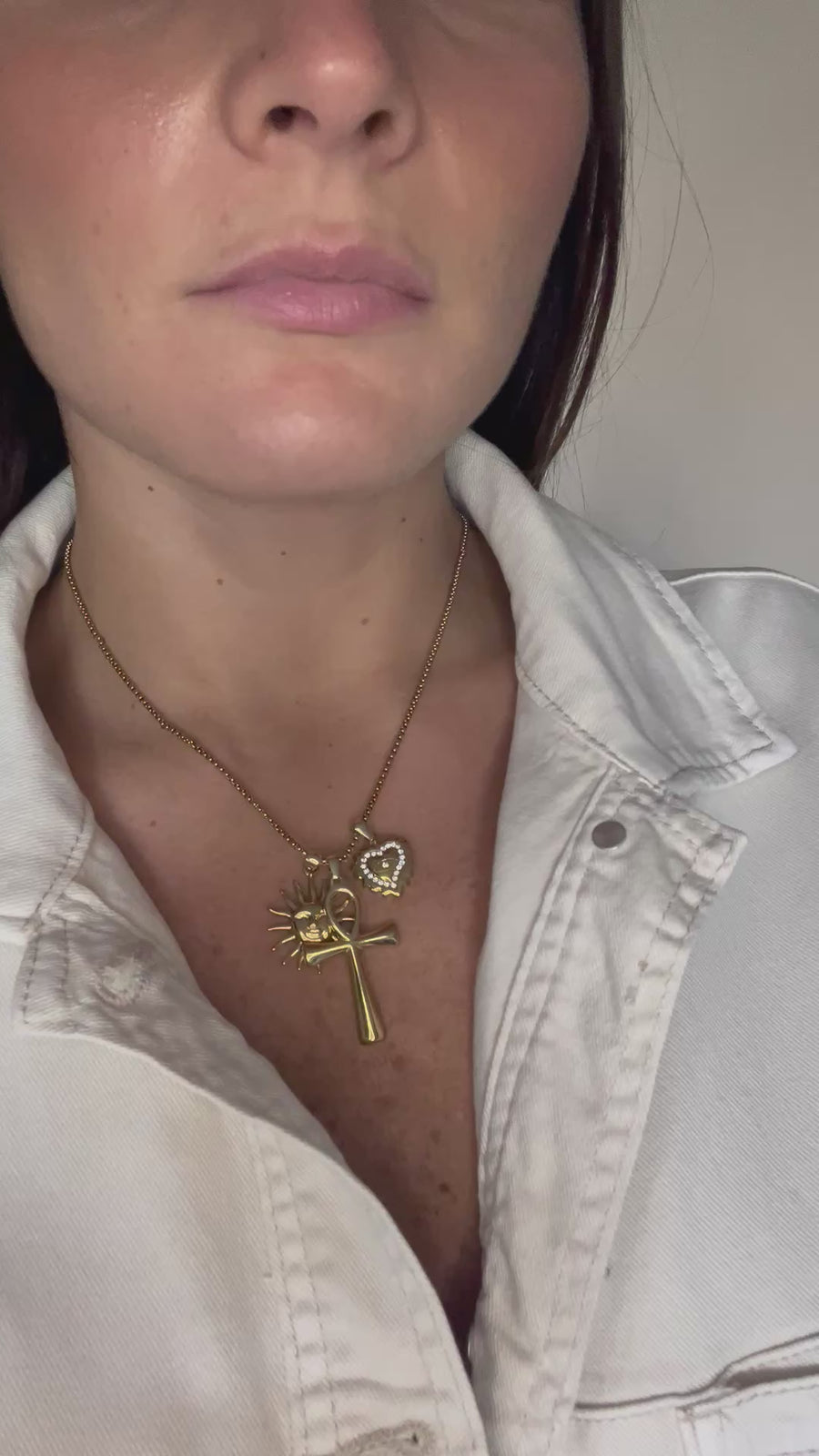 Collana Croce Sub Gold